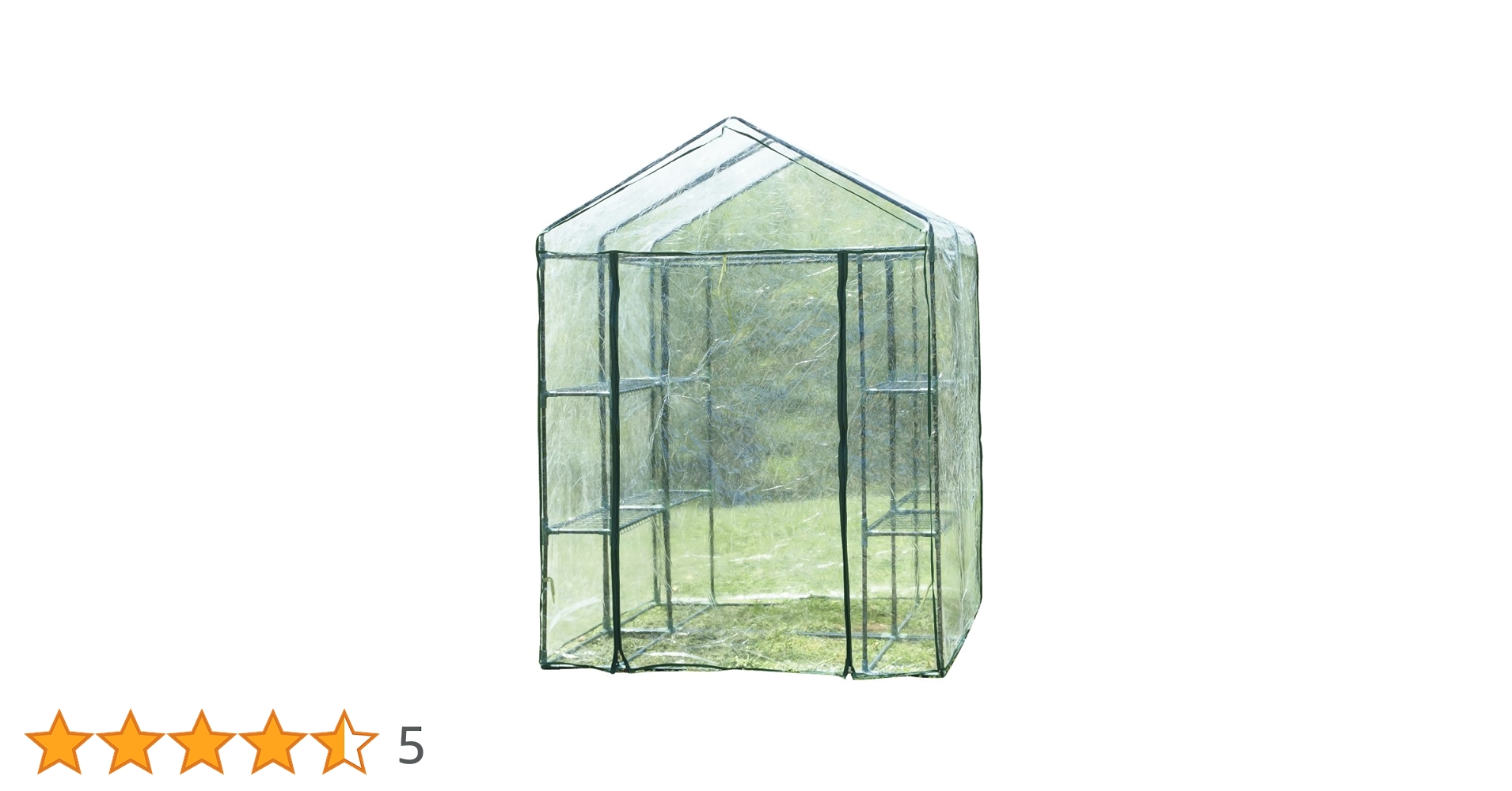 Amazon.co.jp: 国華園 ビニールハウス 0.6坪 1個 温室 幅143cm 奥行