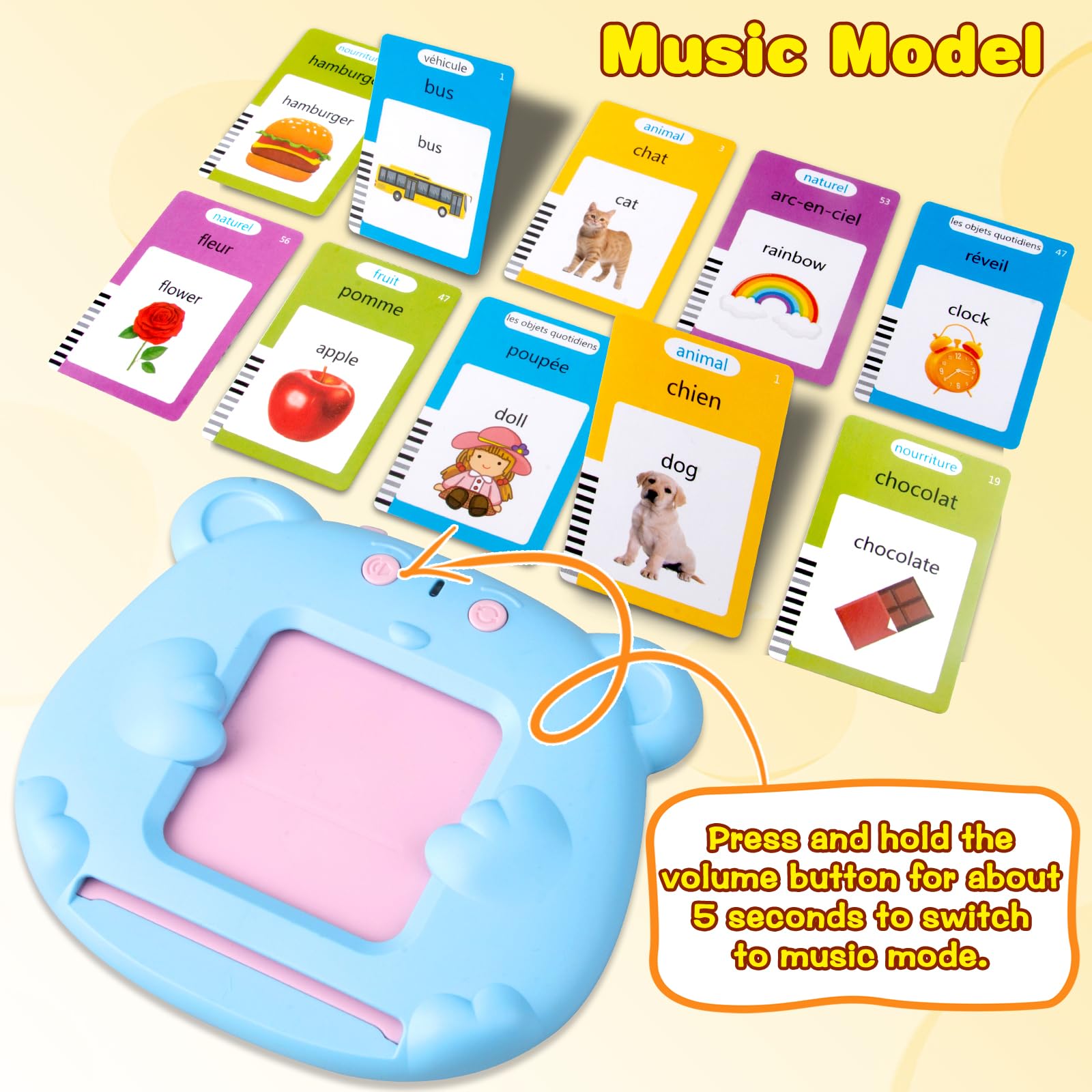 510 Talking Flashcards for Kids, Mot ami French Games from 2 to 6 510 Talking Flashcards for Kids, Mot ami French Games from 2 to 6