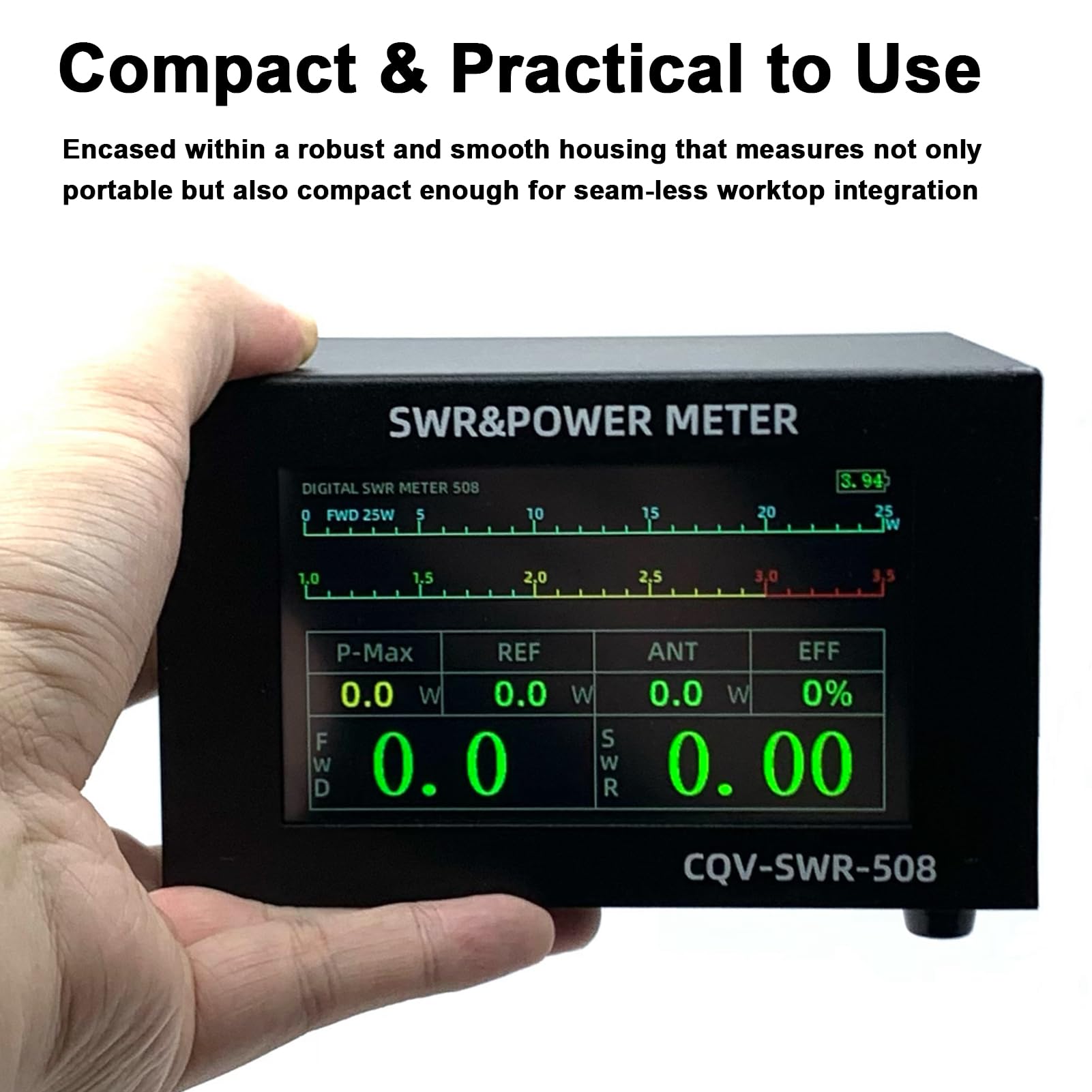 Misuratore SWR digitale ad alte prestazioni da 200 W con possibilità di sintonizzazione fine per gli appassionati di radio amatoriali 1,8-54 Mhz