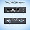 Firewall Micro Appliance 4 x Intel i226 (up to 2.5 Gbe) NICs Intel J3710/N3710 4 Cores/4 Threads 8G DDR3 RAM 128G SSD RS232 COM AES NI Gigabit Network Compatible with OPN Sense/pf-Sense