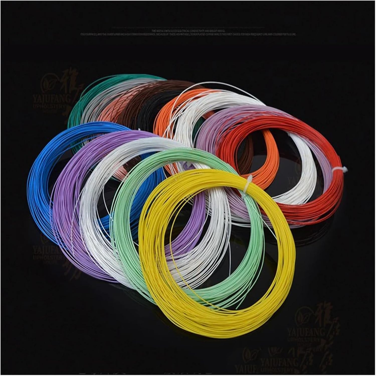 Wire and Cable 10m Silver Plated Cable Wire 17AWG OD 1.8mm Headphone Cable DIY Earphone Wire Audio Cable High Temperature Wire 10 Colors Wire and Cable(Red)