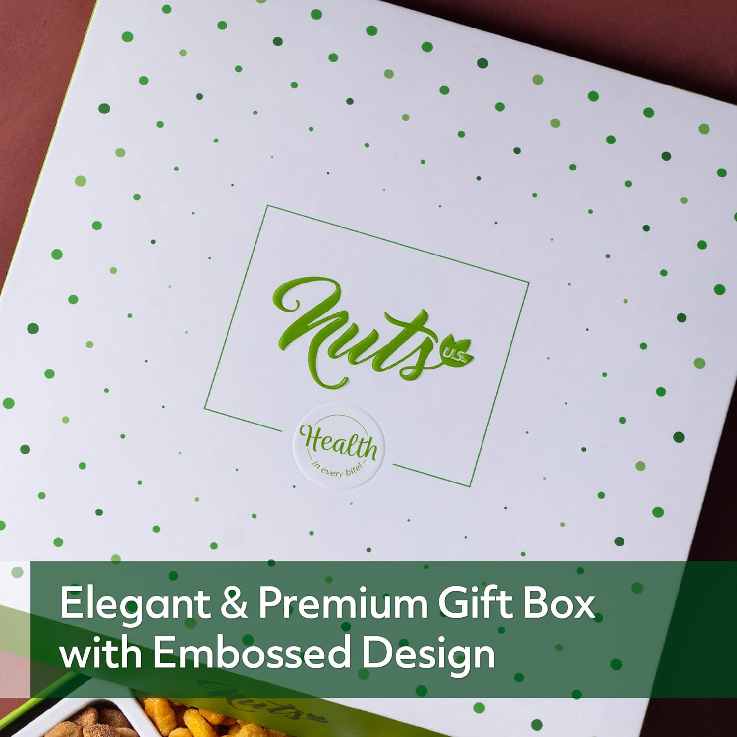 NUTS U.S. Dried Fruits & Nuts Gift Basket – 9-Variety Healthy Sweet & Salty Snack Box – Gourmet Assortment for Christmas, New Year, Birthday, Anniversary, Valentine’s Day & Corporate Gifts