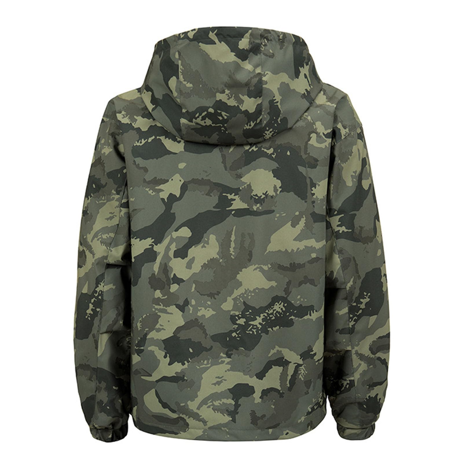 Chaqueta de trabajo softshell camuflaje cortavientos hombre militar ligera con capucha
