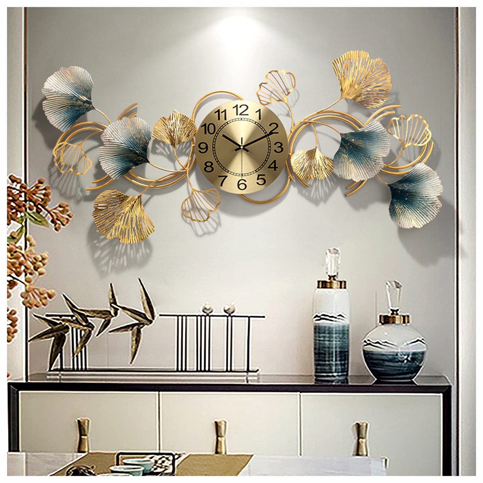 高品質 軽い贅沢 時計 北欧 壁掛け時計 居間 クリエイティブ トレンド 芸術 Amazon.co.jp: 壁掛け時計クリエイティブモダンライトラグジュアリー