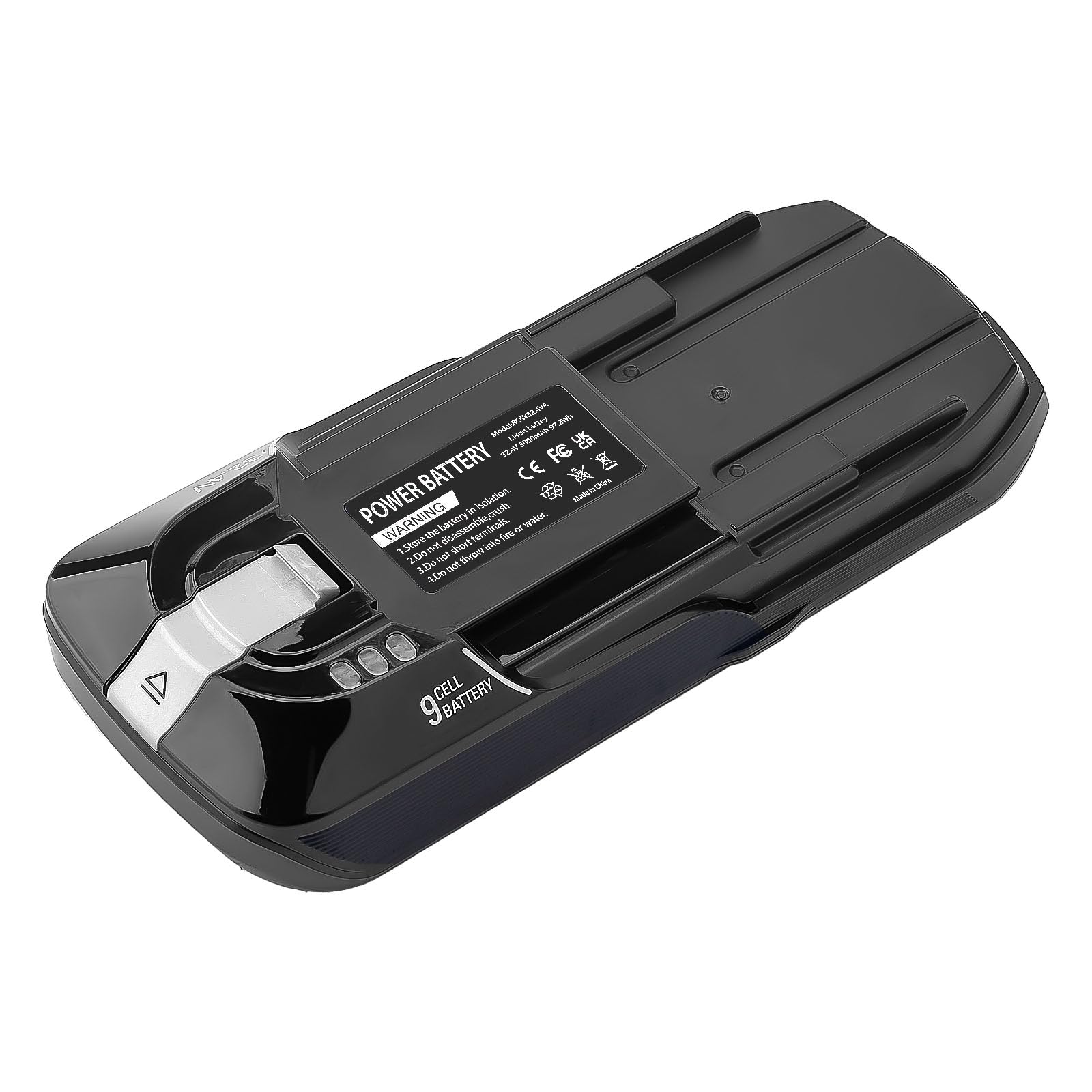 Batterie de Remplacement Lithium-ION 32,4V 3000mAh pour Rowenta X-Force Flex 14.60, Compatible avec SS-2230002589, RH9958, RH9959, RH9990WO, TY9958WO
