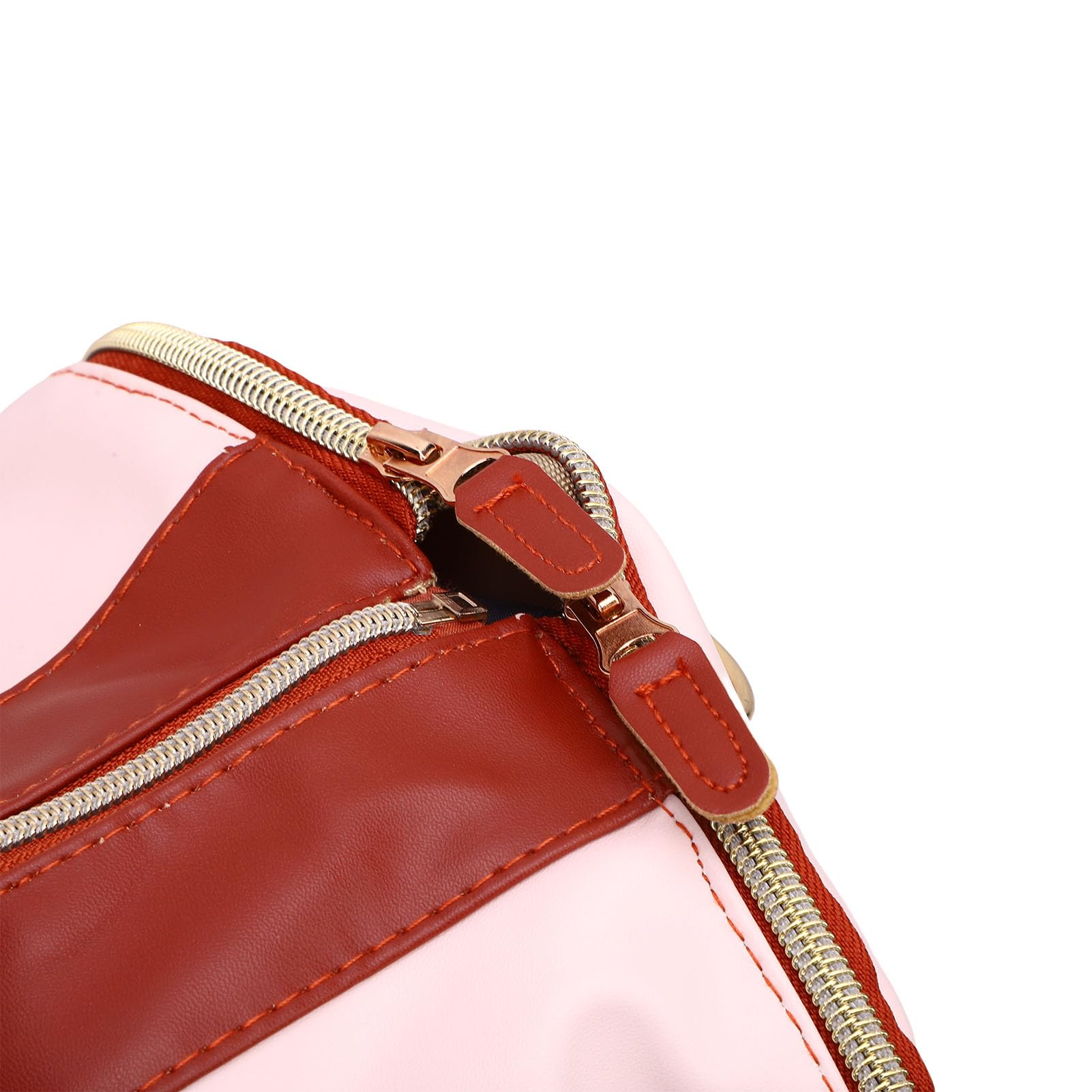 Generic Borsa Porta Abiti Elegante Borsone in Pelle PU per Viaggi di Lavoro con Tracolla e Ampia capacità per Uomini e Donne (Beige)