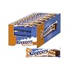 knoppers peanut bars - 24 x 40g - waffle bar with milk cream peanut cream salted chopped peanuts and delicate caramel wrapped in milk chocolate