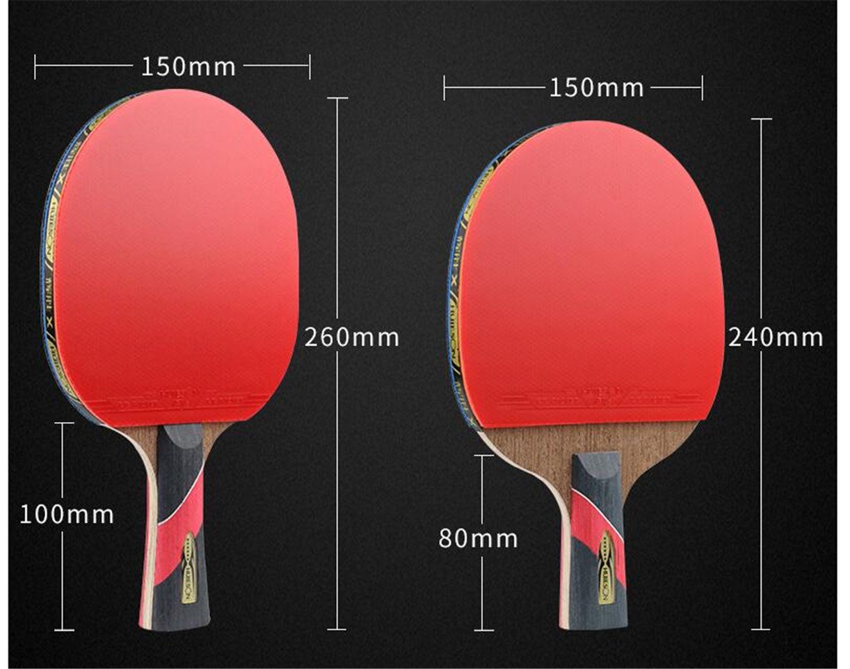 Racchetta da Ping Pong a 6 Stelle, Allenamento Professionale, Anti-Colla, Ala di Pollo, in Legno, Racchetta da Ping Pong, Racchetta da Ping Pong, Racchetta Corta/1