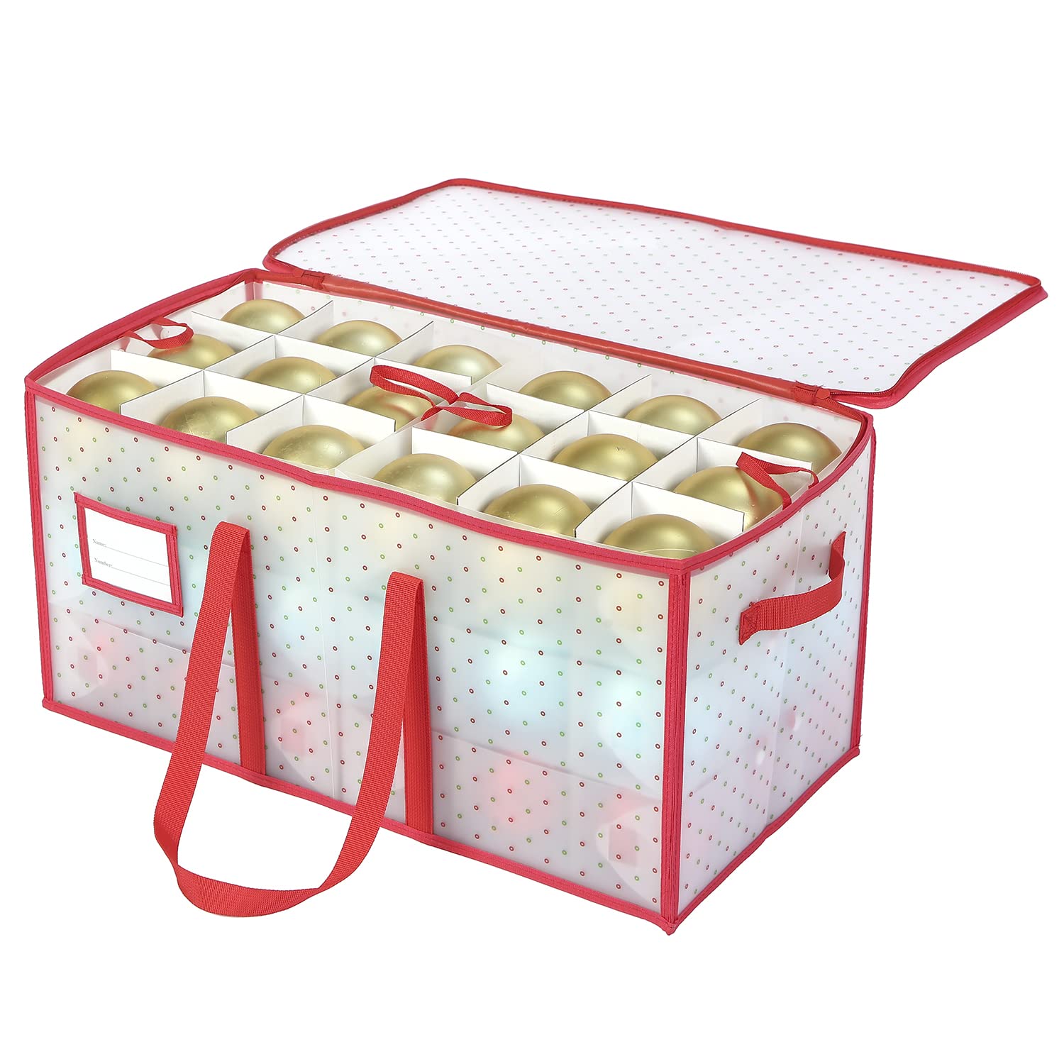 Sattiyrch Plastic Christmas Ornament Storage Box