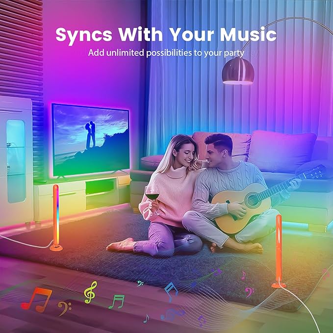 Tira LED TV con Control por App, Sincronización Musical y 47 miniatura 3