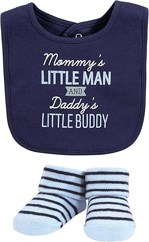 Miniatura 6 de Hudson Baby - Juego de babero y calcetines de algodón producto unisex Juego de babero y calcetines de algodón talla única