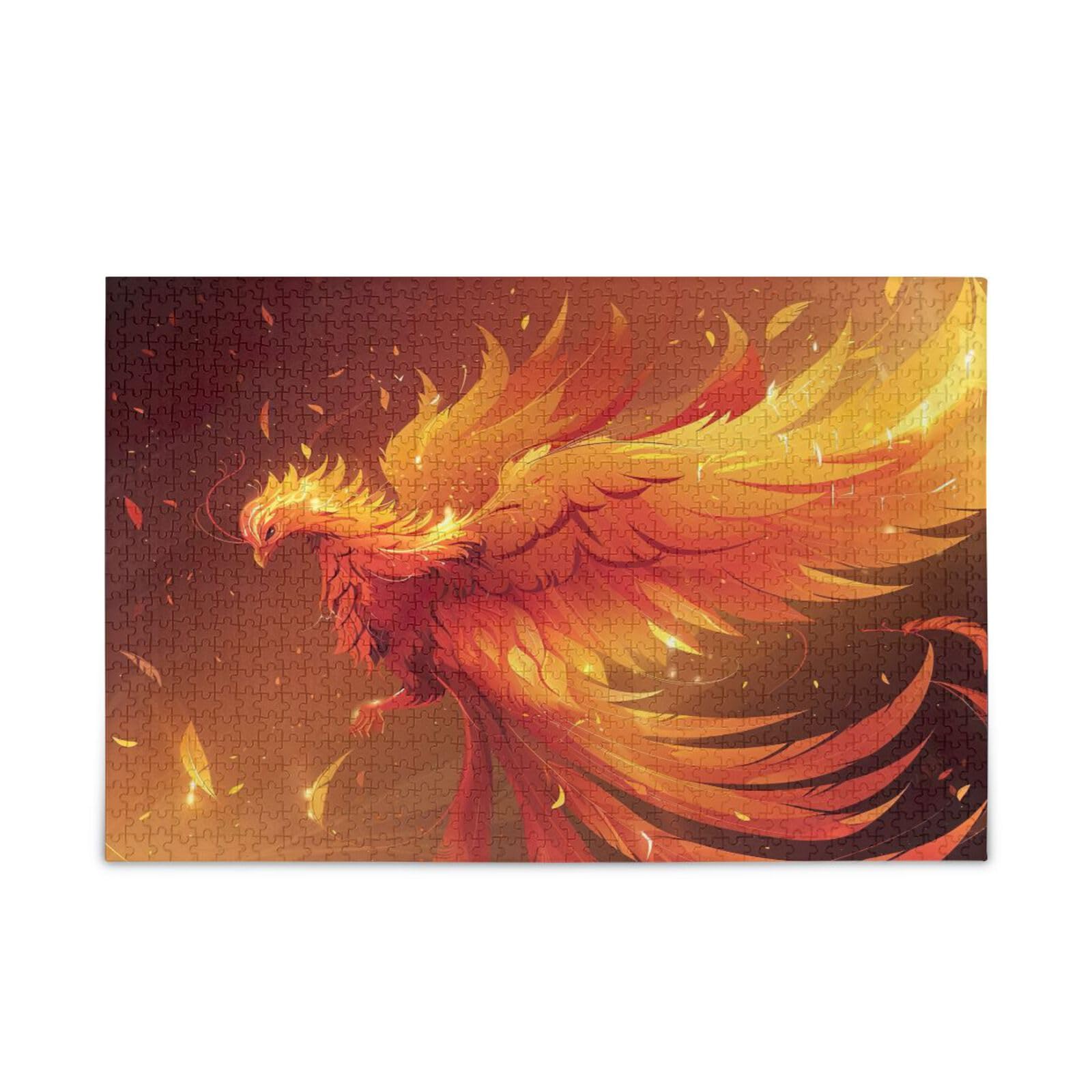 Fénix Puzzle 1000 Piezas – Un Desafío Imposible Para Toda La Familia, Medidas 70x50 Cm, Regalo Ideal Para Adultos Y Niños