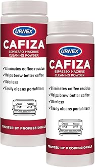 Cafiza Espresso and Coffee Machine Cleaner Powder - 20 Ounce - Bottle 2 Pack - Professional Coffee Cleaning System