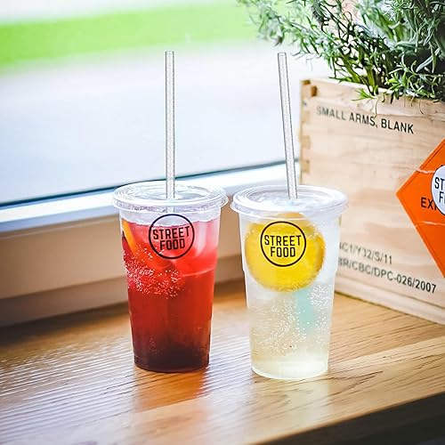 Miniatura 7 de ALINK 12 popotes reutilizables con purpurina dorada transparente, vaso de plástico duro de 11 pulgadas de largo con cepillo de limpieza