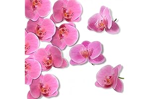 LARDUX Artificial Pink Orchid Flower Heads: Exquisite Floral Embellishments for Enchanting Occasions