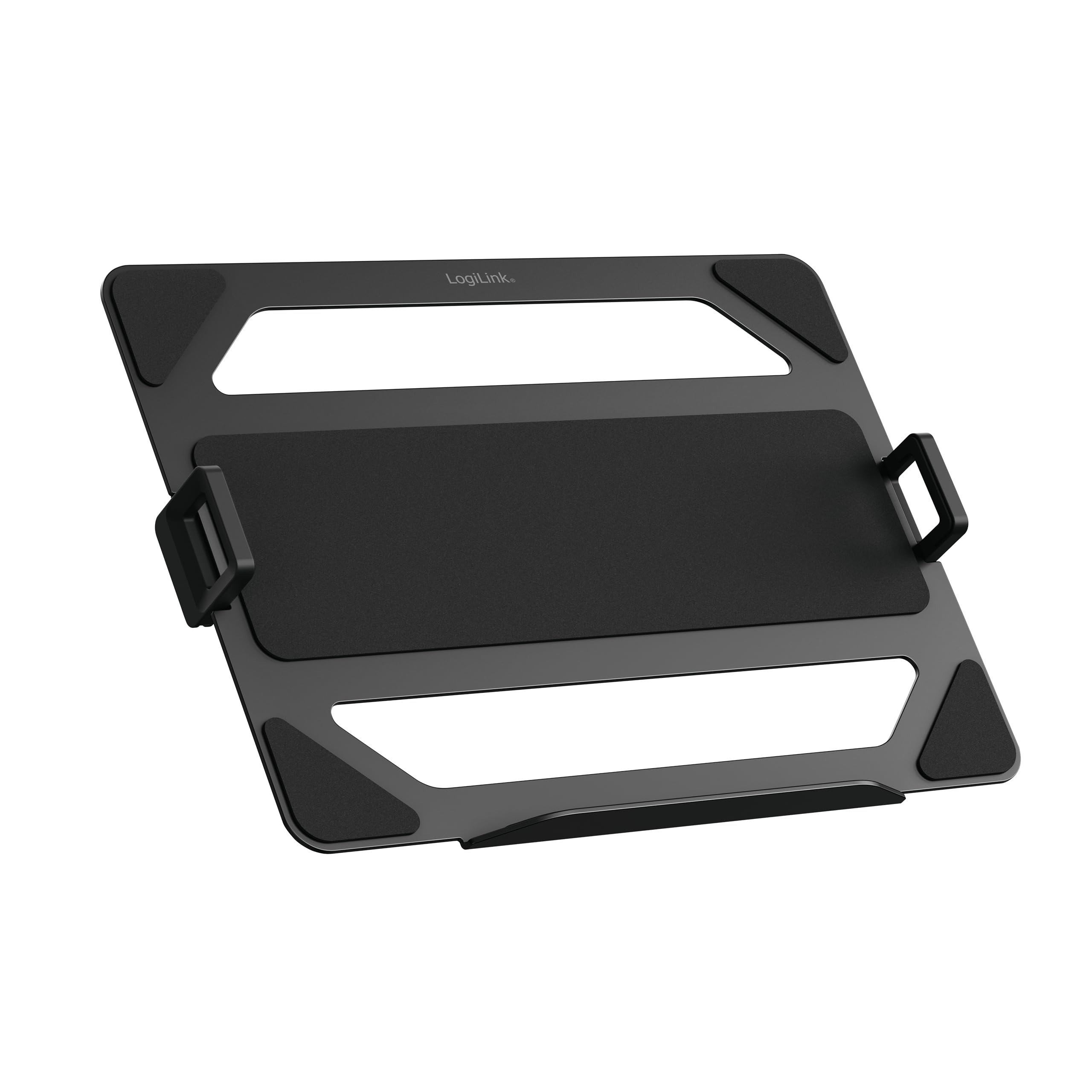 LogiLink BP0203 - Laptop Halterung für Monitorarme, passend für Geräte von 11,6–17,3", max. 9 kg