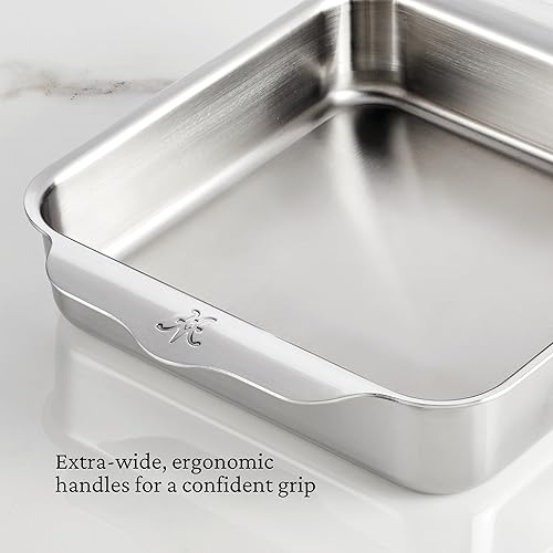 Miniatura 10 de Hestan - Colección OvenBond - Sartén cuadrada de acero inoxidable, 13 pulgadas