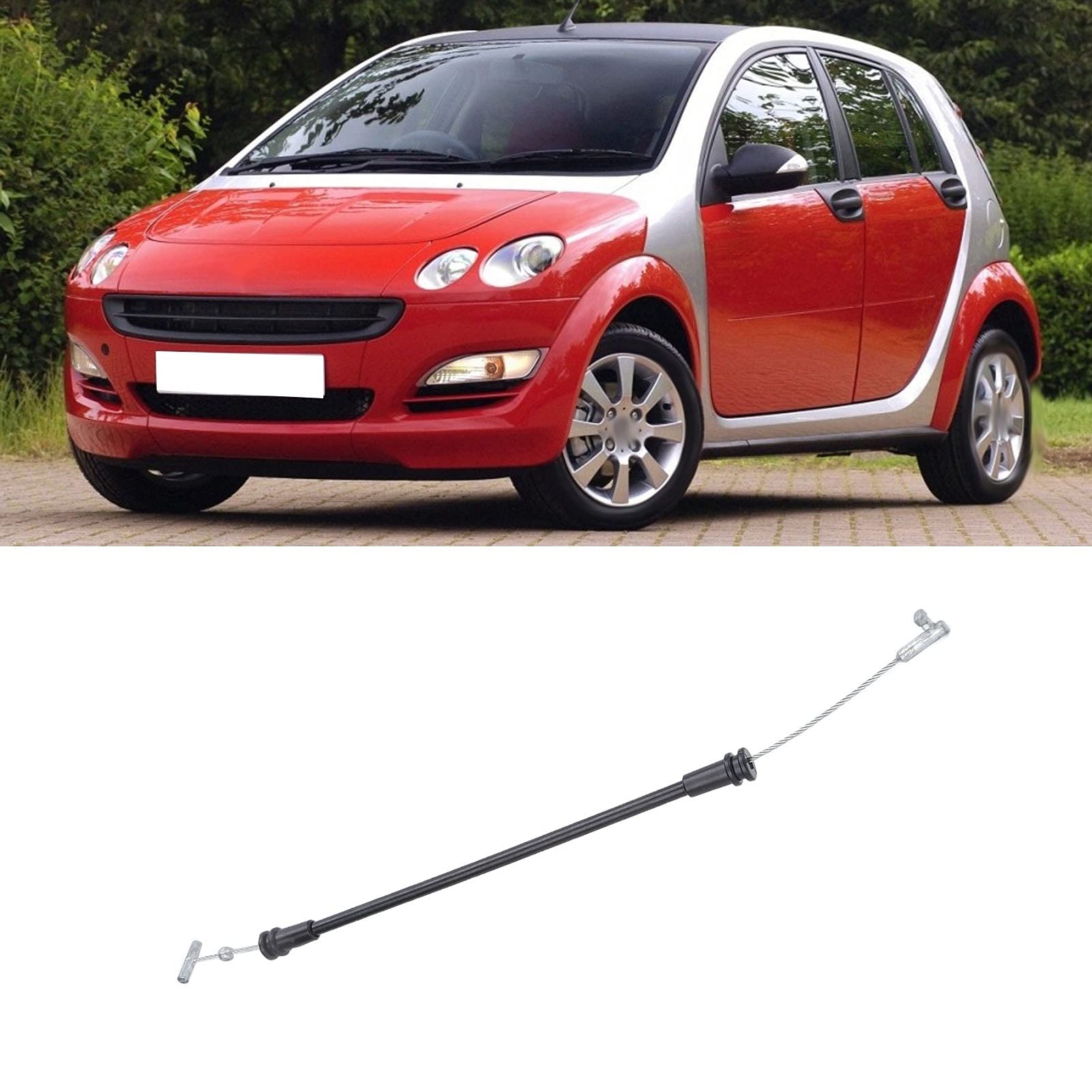 Kabel Klamki Drzwi Samochodowych do Smart for Four 1. Generacji 2004-2006 Zamiennik Drut Stalowy Kabel Klamki Drzwi Pojazdu Części Zamienne Akcesoria Samochodowe
