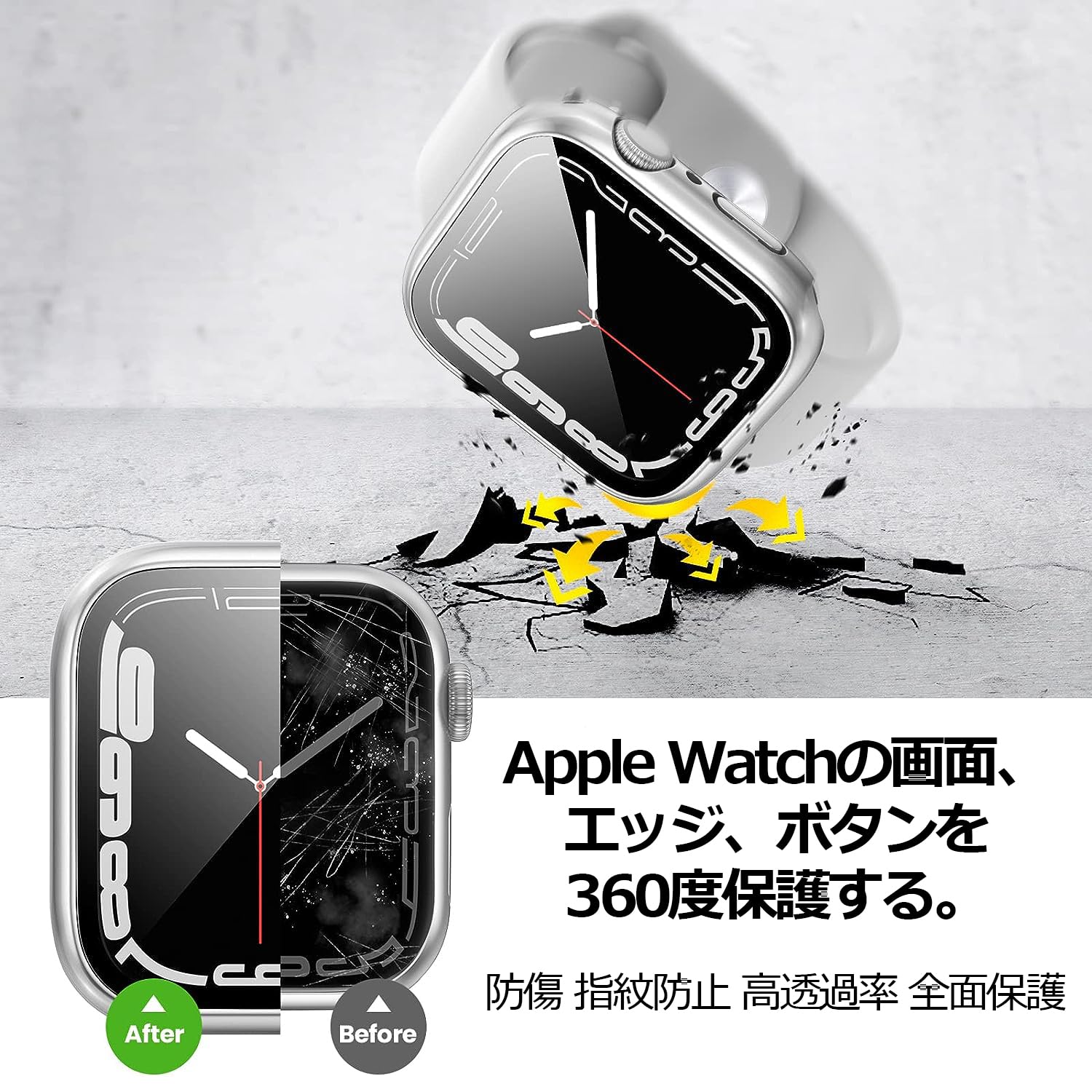 Amazon.co.jp: DIKESHGU for Apple Watch防水ケース Series6/SE/5/4 