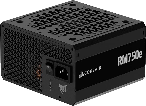 CORSAIR RM750e ATX 3.1 PCIe 5.1 Ready Fully Modular 750W Power Supply – 12V-2x6 Cable Included, Cybenetics Gold Efficiency, 105°C-Rated Capacitors, Modern Standby Mode – Black