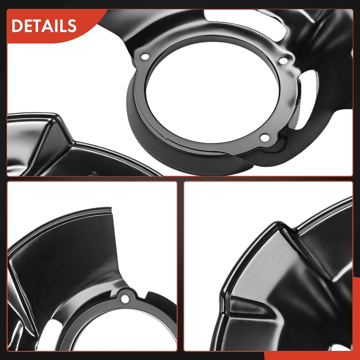 A-Premium Front Driver and Passenger Side Brake Dust Shield Compatible with Hyundai Models - Tucson 2005 2006 2007 2008 2009, 2-PC Set