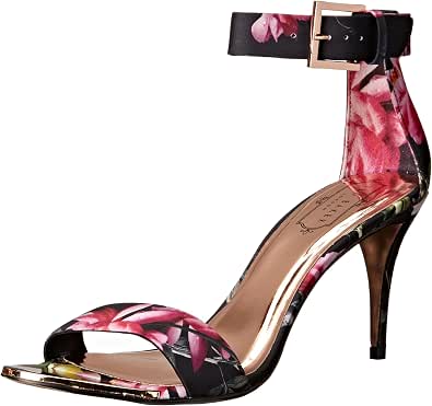 Ted Baker Women's Rajora Heeled Sandal - Two-Band Mule With Ortholite Comfort Footbed