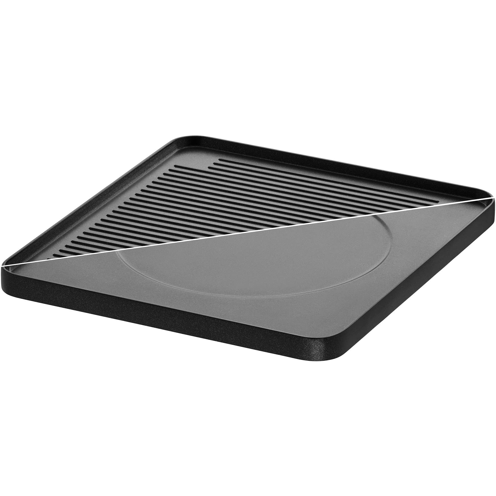 WMF Lono - Raclette Grill con Sartenes y Deslizadores, Raclette para 4 Personas, 870 W, Acero Inoxidable Mate