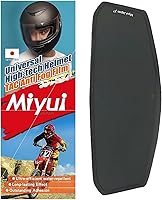 Vista 1 de Shield Protector Universal para Casco de Motocicleta Película Anti-Vaho, Inserto de Lente de Visera Polarizada Gris Resistente a la Niebla 3.83" x