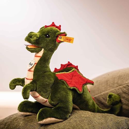 Miniatura 2 de Steiff Dragón rocoso, animal de peluche de dragón de alta calidad, juguetes de peluche de animales de fantasía, juguete de peluche para niñas y