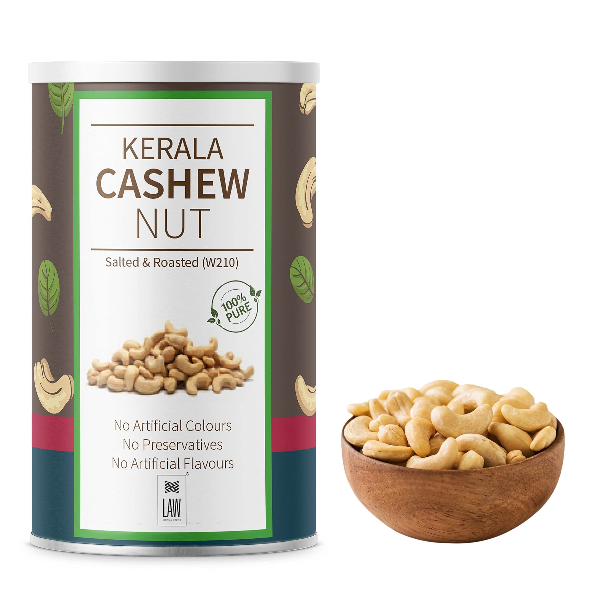 looms & weaves - Premium Salted and Roasted Cashew from Kerala - 500 gm (B01H9PXCX0) Amazon Price History, Amazon Price Tracker