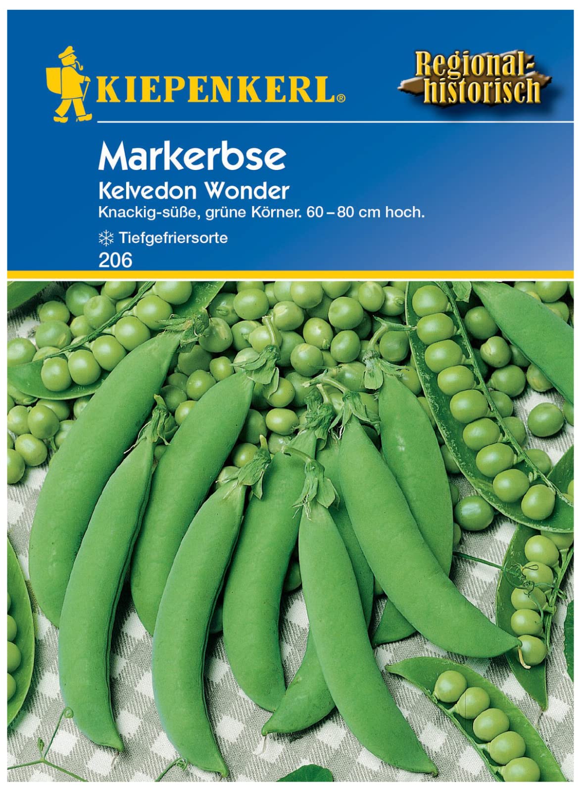 206 Kiepenkerl Erbsen Samen Kelvedon Wonder | Knackig S | Erbsensamen |  Zuckererbsen Samen | Erbsen Saatgut : Amazon.de: Garten