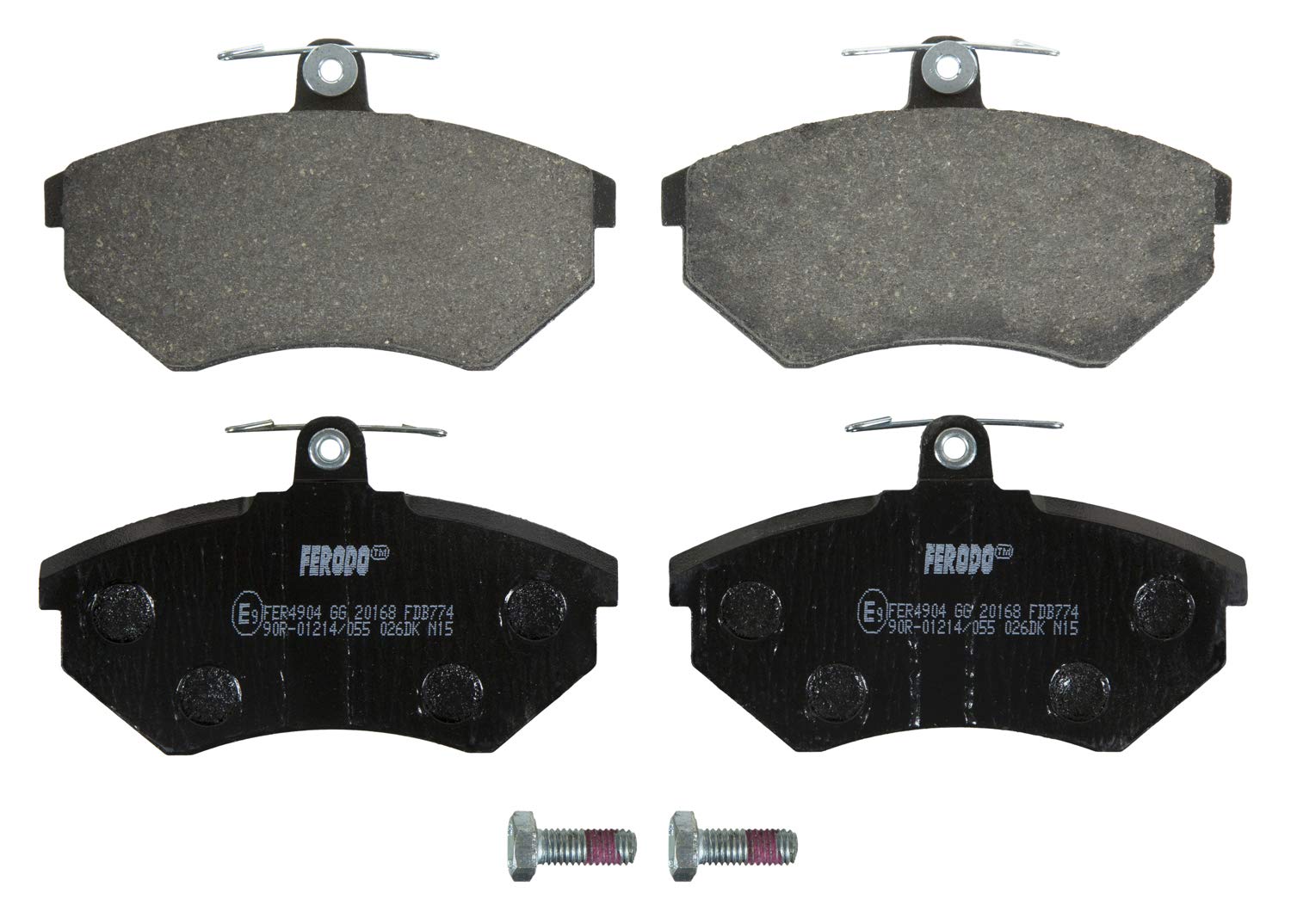 Ferodo FDB774 Brake Pad Set, disc brake - (set of 4)