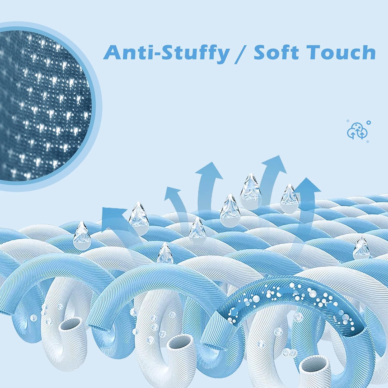 BAMBOO COOL Men's 360° Breathable Mesh Underwear Moisture-Wicking Boxer Briefs Cooling Performance,Multipack - Image 6