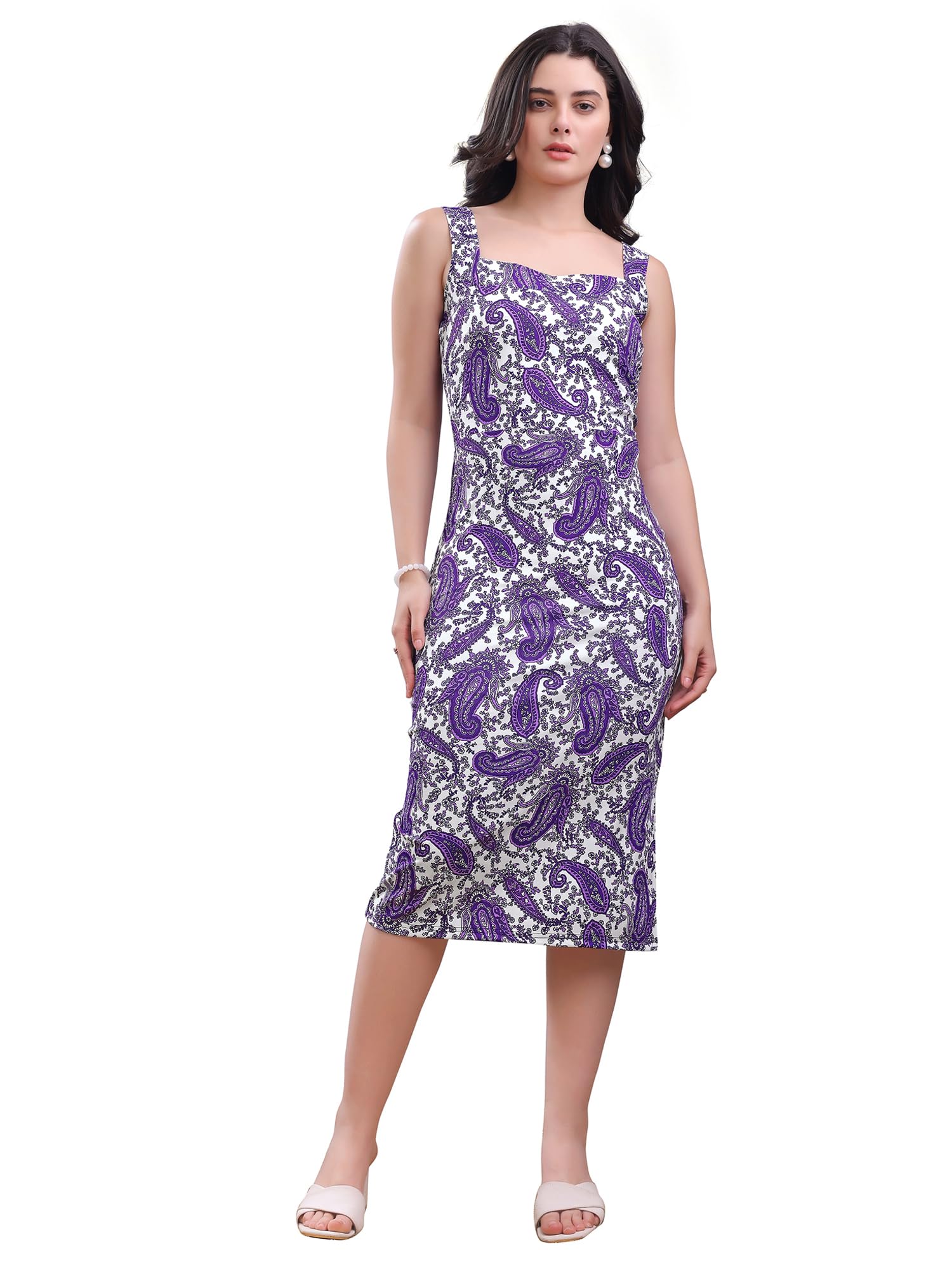 purvaja Women’s Bodycon Knee Length Dress (Wini-191-194)-picture-21