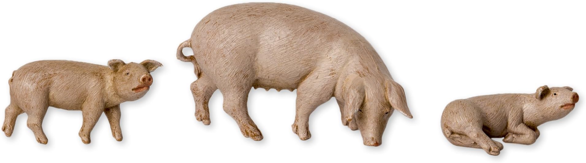 Roman Fontanini Pig Family Animals Italian Nativity Villager Figurine Set of 3 54081