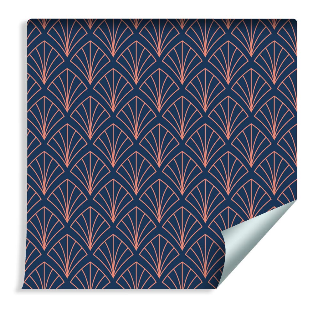 Muralo Papel Pintado en TNT Geométrico Motivo Abstracto 3D - 1000x53 cm | Fotomural fotográfico de alta definición, en tejido no tejido o autoadhesivo, colocación fácil, decoración moderna para el