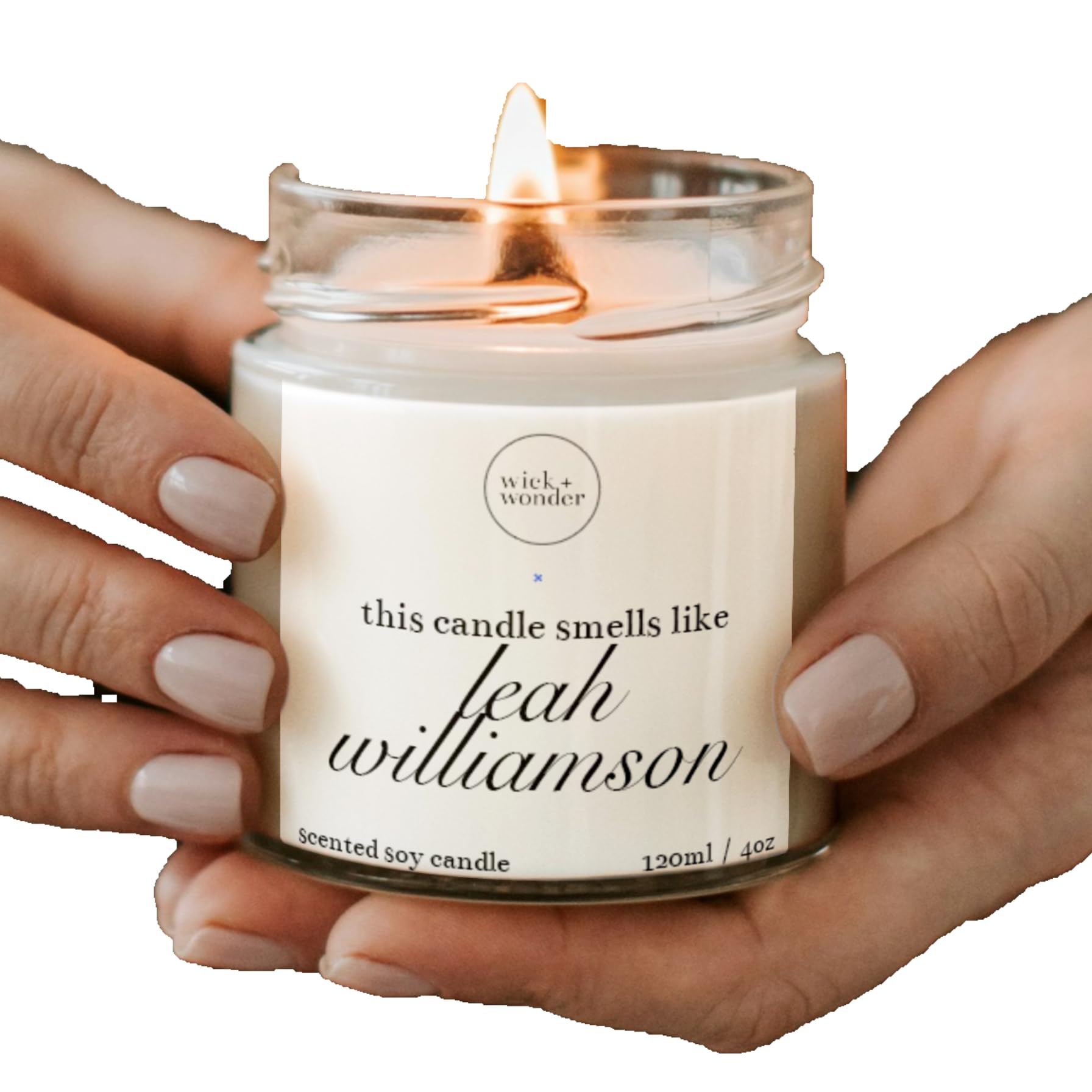 Smells Like Leah Williamson Candle | Luxury Soy Wax Candle | Women's Football Gifts | Leah Williamson Gifts | England Women's Football Gifts (120ml, 20hrs burn)