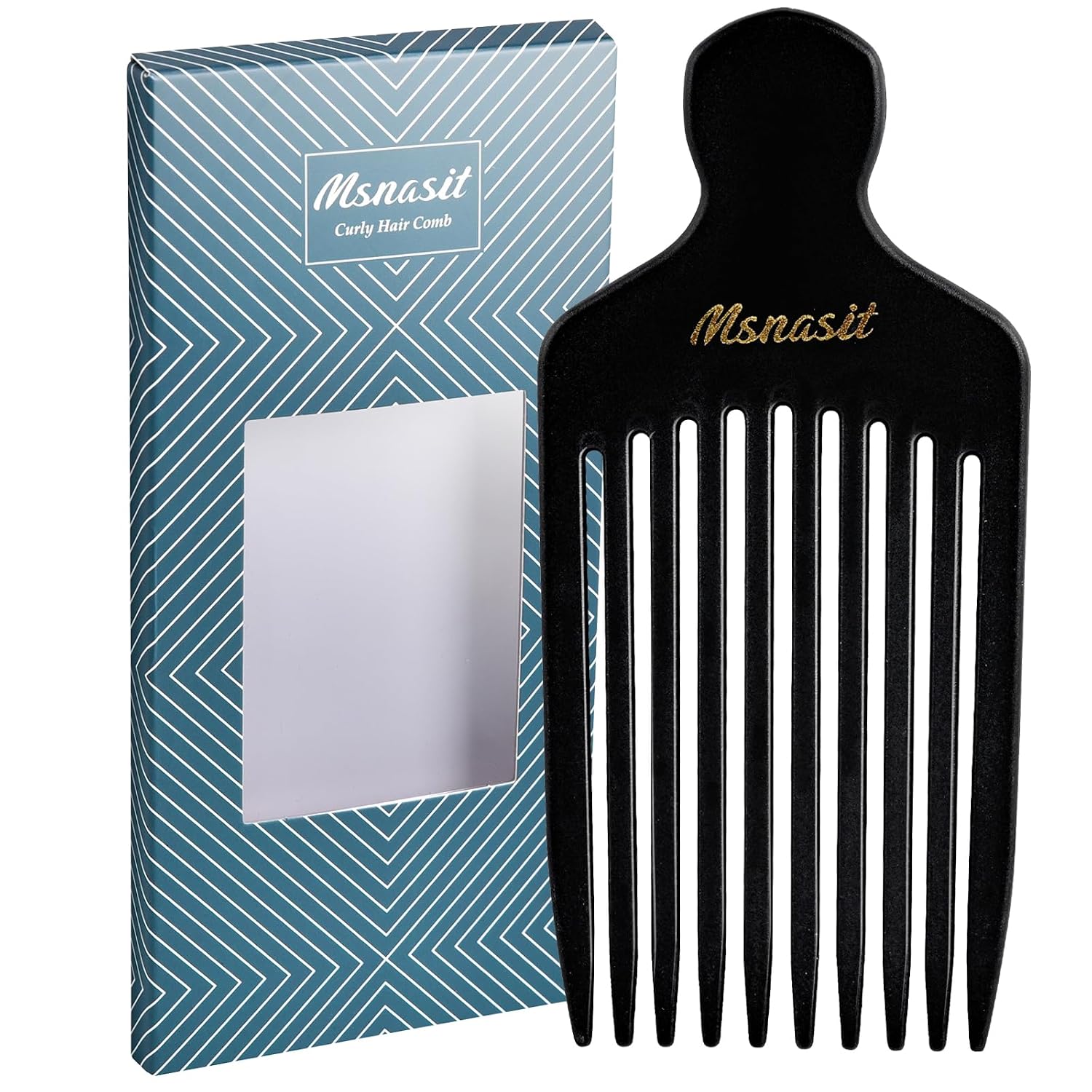 Afro Hair Pick Comb for Curly Hair | Detangling Tool