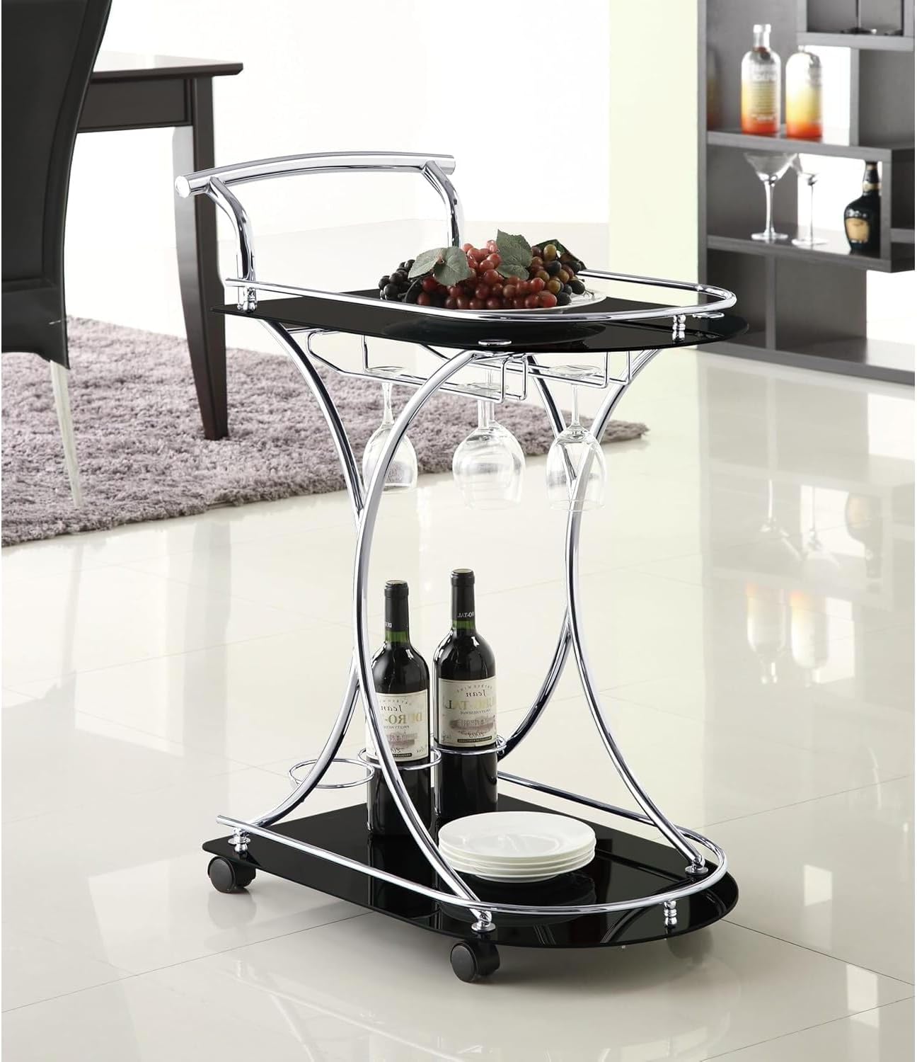 HomeStock Artistic Accomplishment Serving Cart