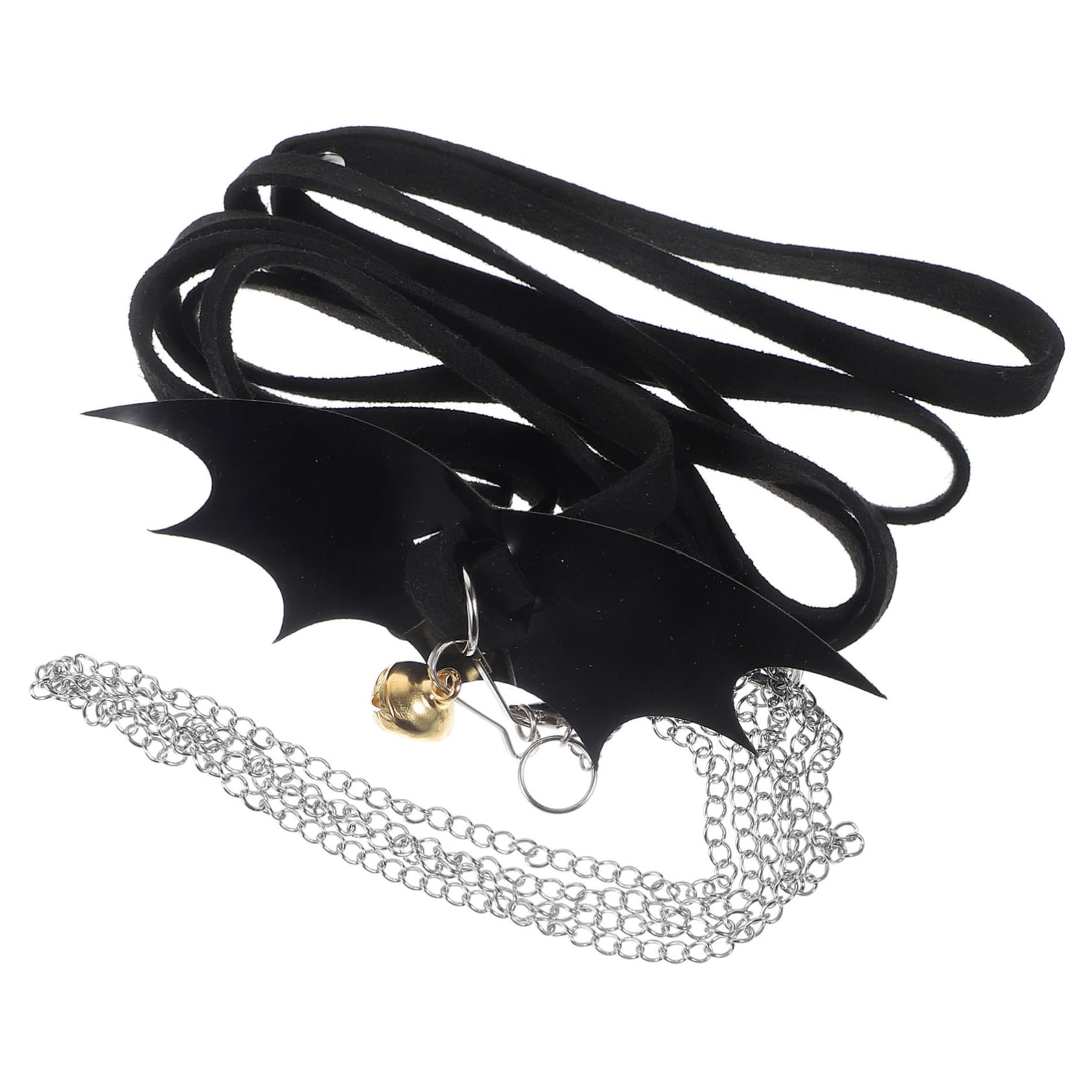 Hohopeti Turtle Wing Design Harness Strap Leash Adjustable Control Rope for Turtles Reptiles Lightweight Bite Chest Collar for Outdoor Walking Black S