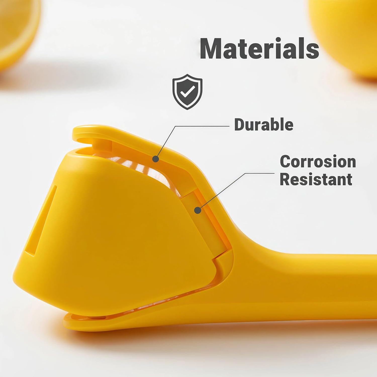 Lemon Squeezer Juicer Handheld, Max Juice Extraction Lemon Press Squeezer, Effortless Hand Citrus Squeezer With Built-In Strainer, Use For Lemon&Lime&Fruits&Orange&Cirtus Yellow