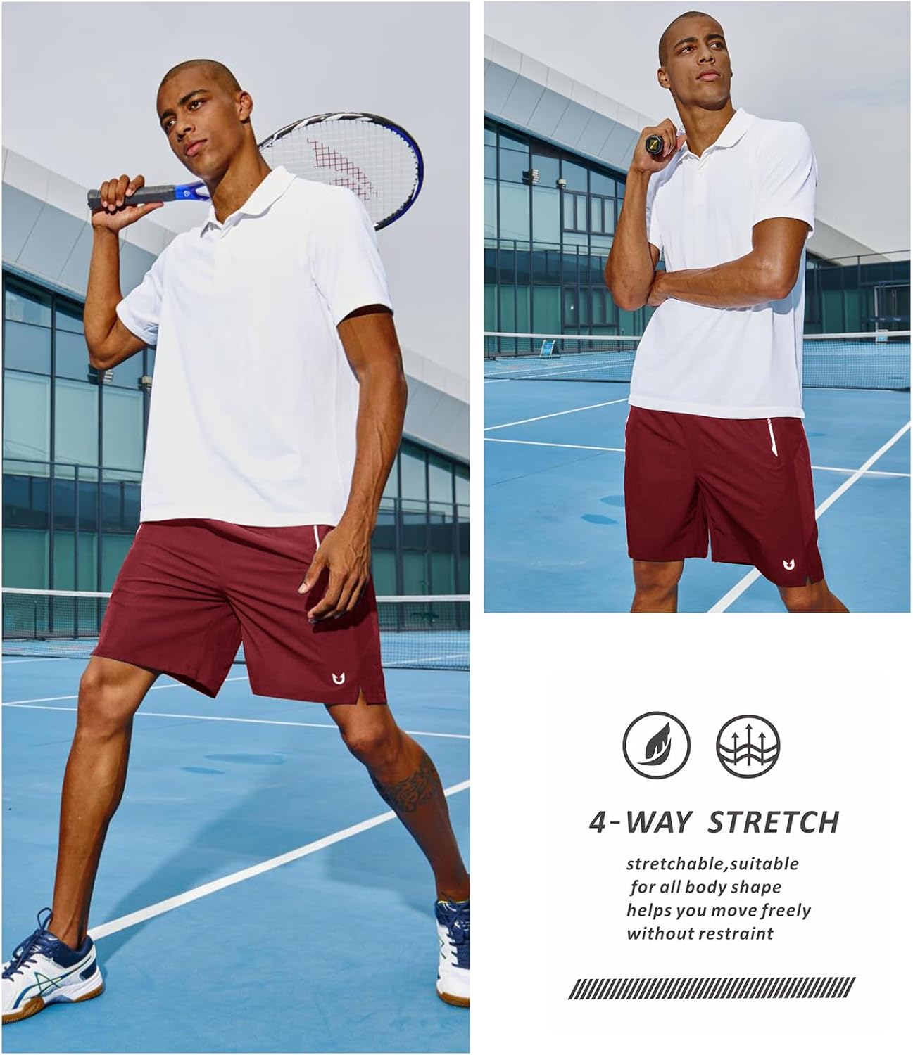 NORTHYARD Men's Running Athletic Shorts 5"/ 7"/ 9" Workout Gym Short Tennis Quick Dry Active Sport Hiking Basketball - Image 4