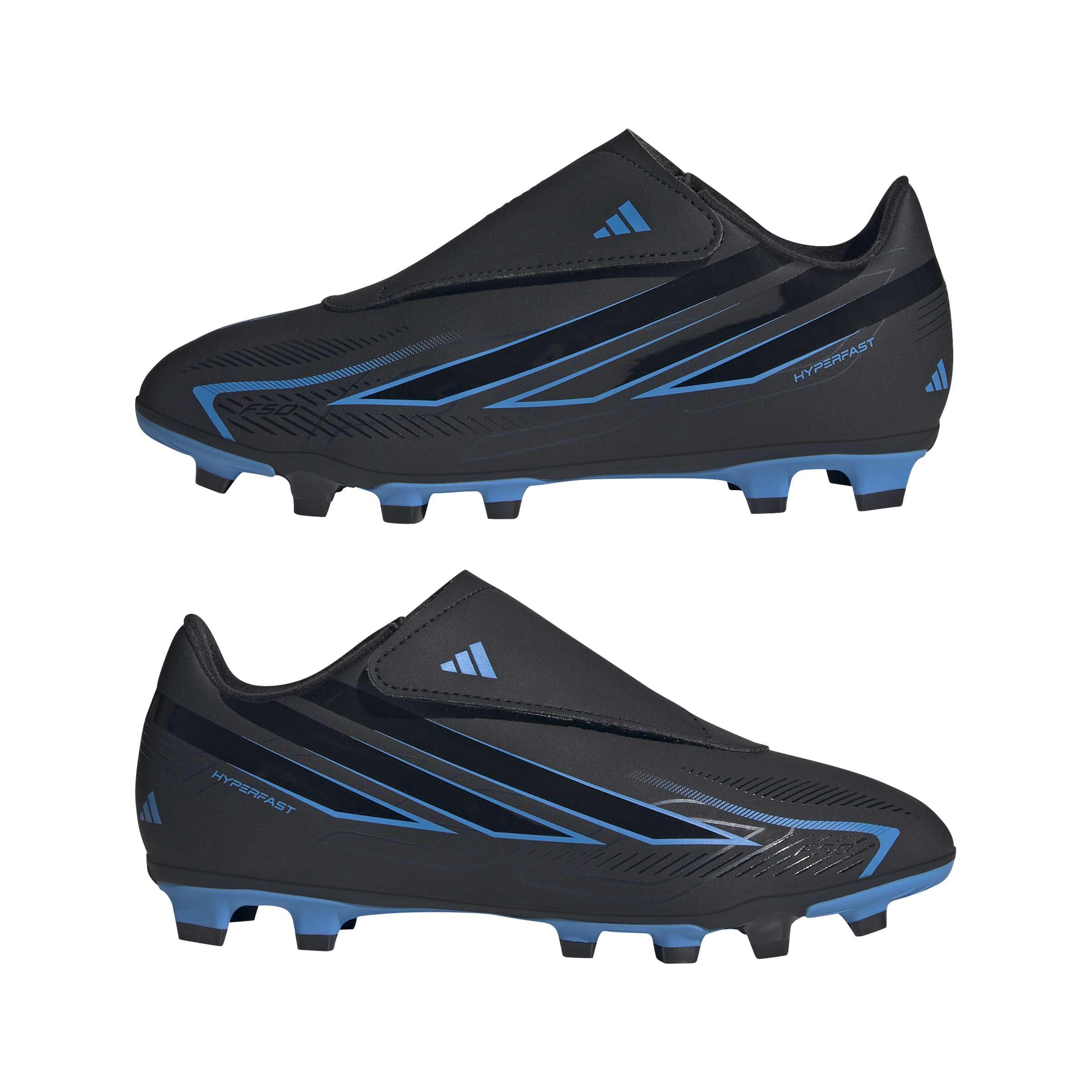adidas F50 Hyperfast Club Velcro Firm Ground/Multi Ground Football Boots Kids ZapatosUnisex niños