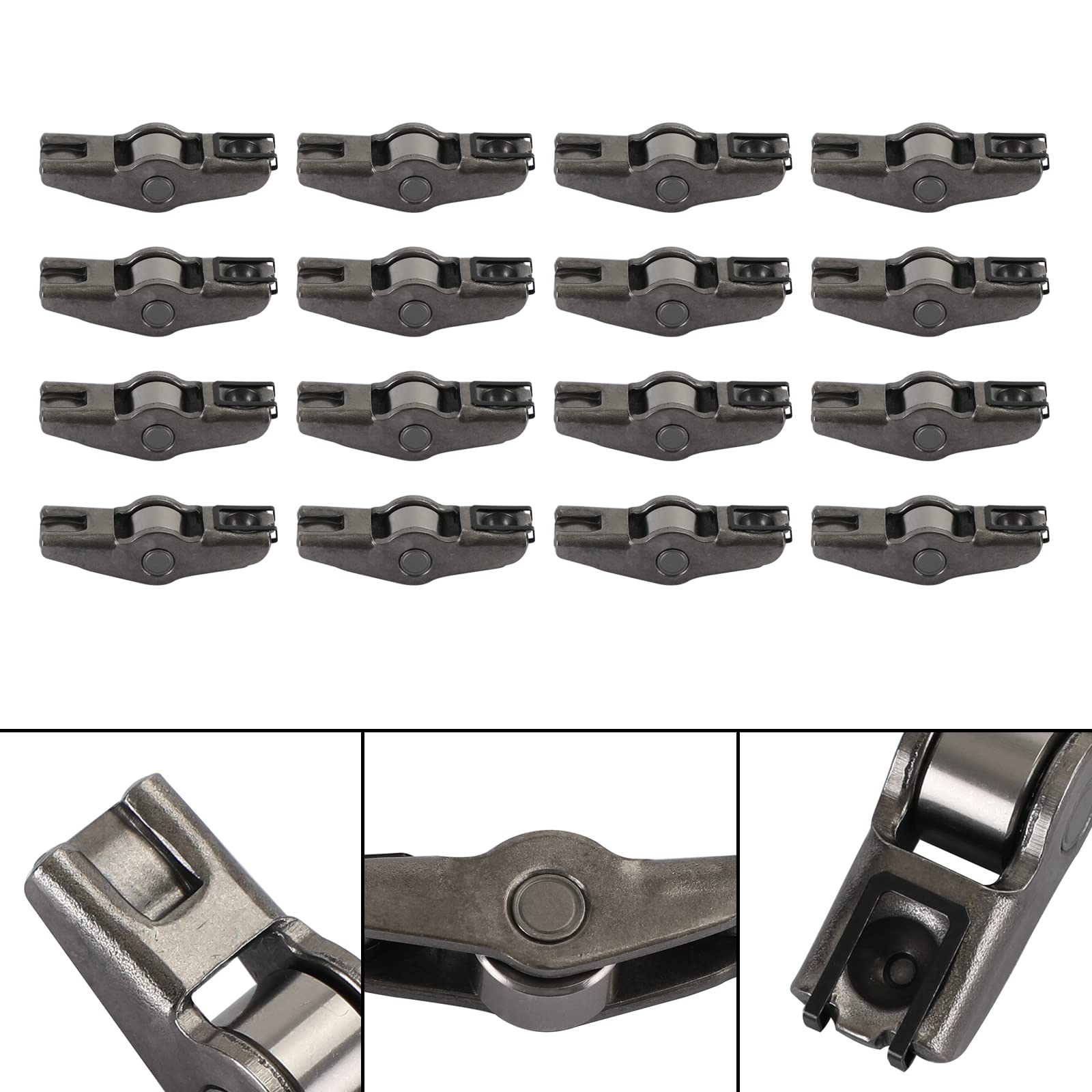 Topteng 16 X Rocker Arm 090369 1255011 apto para Peugeot apto para Citroen C4 C5 C8 apto para Fiat Scudo apto para Ford Focus Mondeo IV 2.0 HDI 2. 0 TDCI