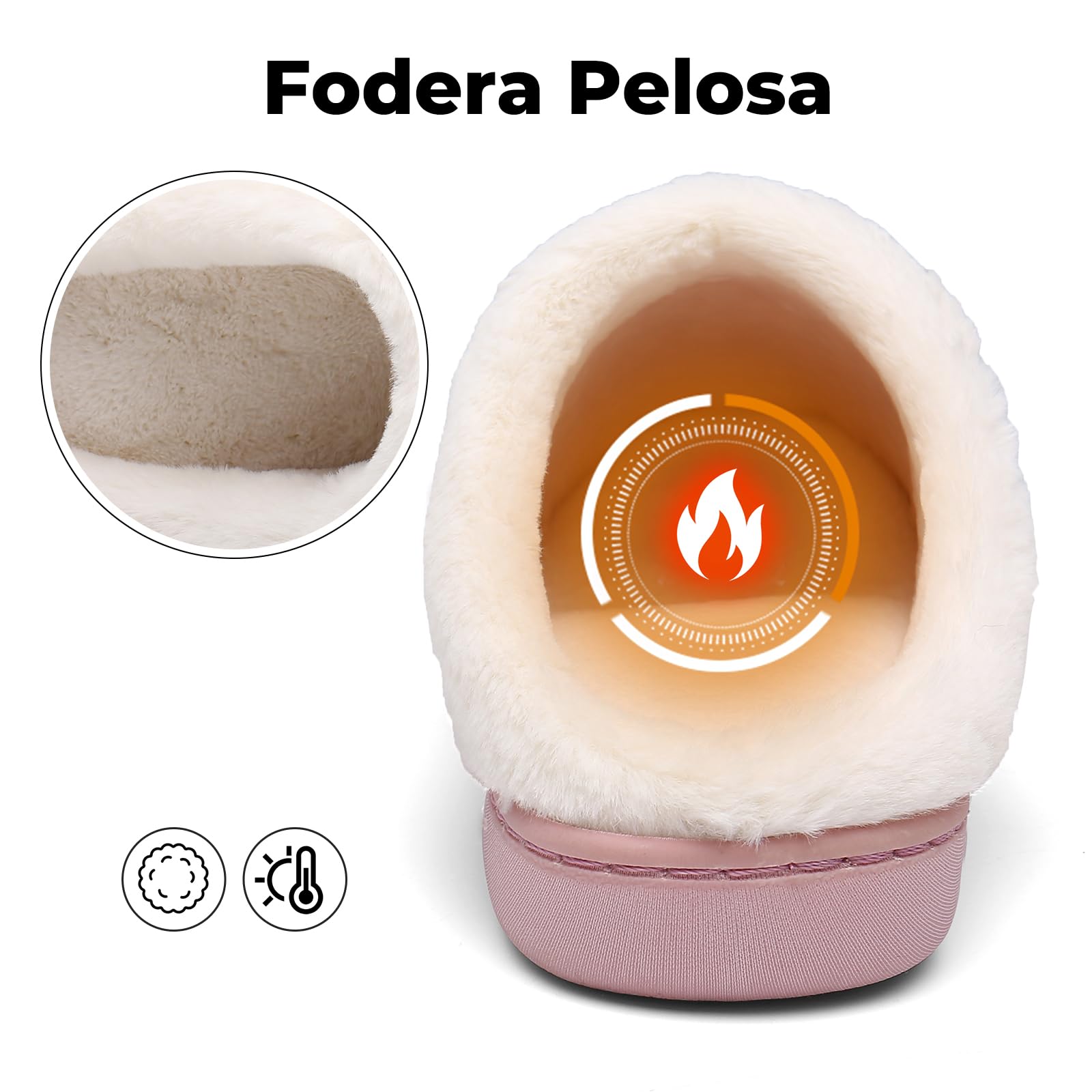 Mishansha Pantofole Donna Uomo Memory Foam in Caldo Cotone Scarpe da Casa