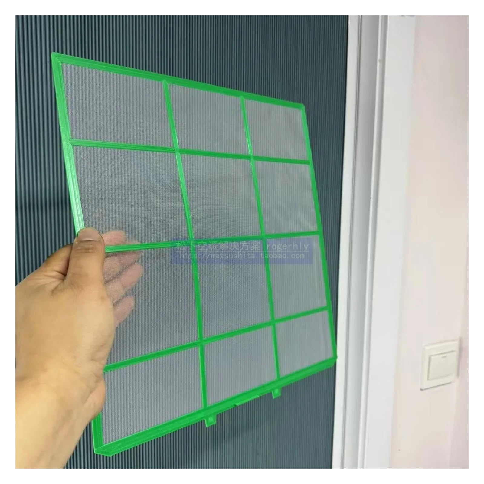 Filtro De CA, Compatible Con Mitsubishi, Filtro Purificador De Aire Acondicionado 31,5X33,2 CM, Reutilizable(2pcs)
