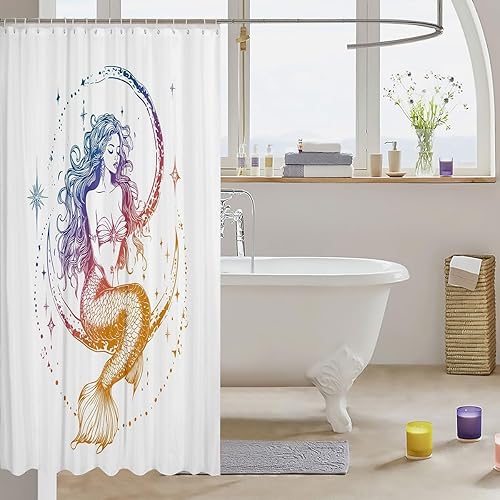 Miniatura 10 de Erosebridal Cortina de baño de escalada en roca, cortina de ducha deportiva extrema para niños, adolescentes y adultos, juego de cortinas de