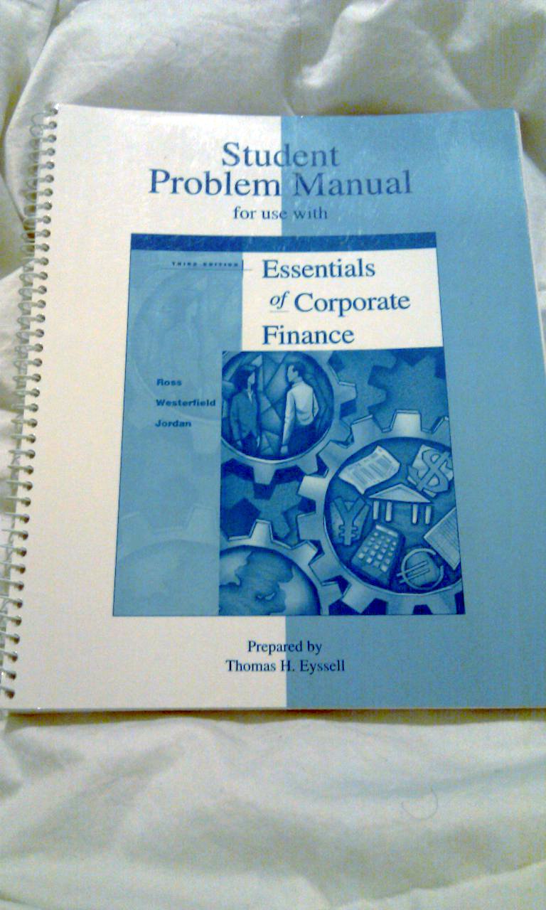 Essential Corporate Finance: Student Problem Manual