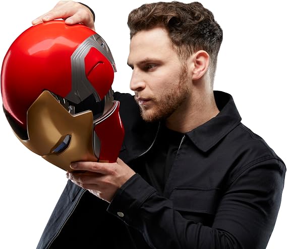 Marvel Legends Series Iron Man Premium Electronic Helmet with Light FX, Avengers: Endgame Adult Collectible Roleplay Gear