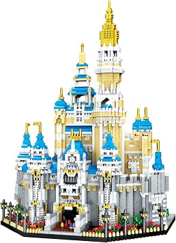 Fairyland Castle Building Blocks Set 5297Pcs نموذج العمارة الأوروبية ألعاب تعليمية مايكرو الطوب للأطفال البالغين